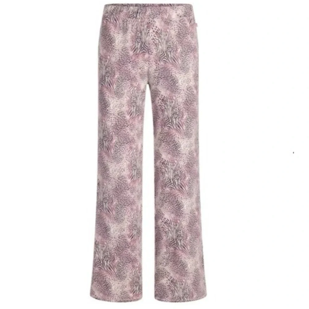 Skims Women‎ Size Small Sleep L/S Button Up Pajama Set Bloom Mini Multi Animal